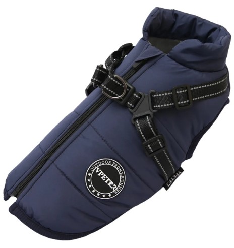 Koera talvejope külgeõmmeldud traksidega,...