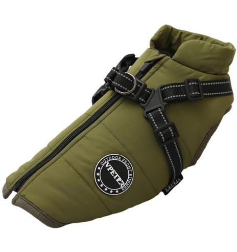 Koera talvejope külgeõmmeldud traksidega,...