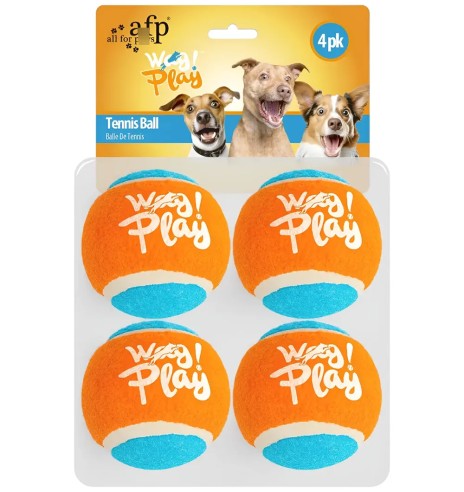 Игрушка для собак, теннисные мячи 4 шт (AFP -...