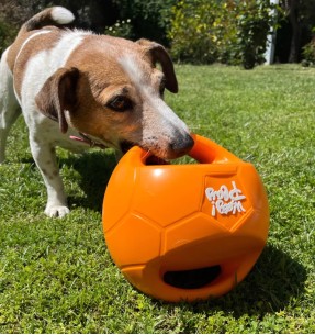 Игрушка для собак, прочный мяч с двумя ручками, ø 19 см,... 2