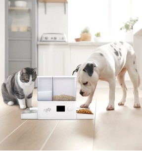 Automaatsöötja ühe anumaga, üheks toidukorraks (Pawise)–Automaatsöötjad ja jootjad–Pawise–Valgekihv 2