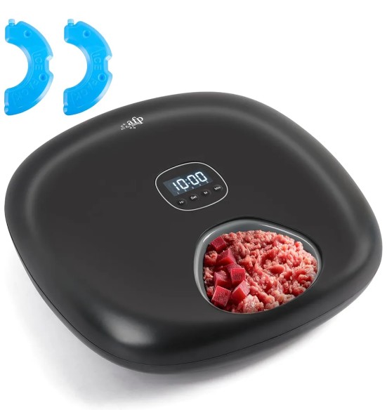 Автоматическая кормушка с охлаждающими элементами, 6 кормлений, чёрная (AFP – Lifestyle)