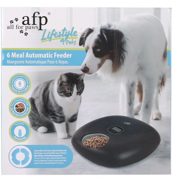 Automaatsöötja külmapatareidega, 6 toidukorda, must (AFP - Lifestyle)