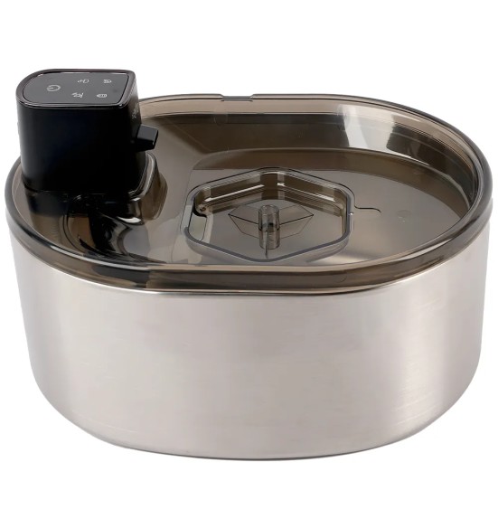 Joogipurskkaev lemmikloomale, roostevaba, akutoitega, 4 liitrit, Pura Flow Faucet Pet Fountain (AFP - Lifestyle 4 Pets)