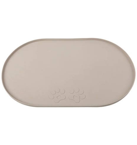 Силиконовый овальный коврик для кормления с...