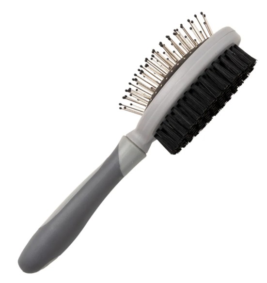 Kahepoolne hari koerale Dog Gentle Combi Brush (Pawise)