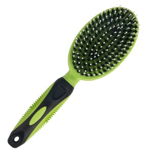 Kahepoolne kummist kinnas-hari koera masseerimiseks ja harjamiseks (GimDog)–Harjad–GimDog–Valgekihv