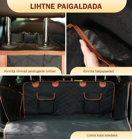 Auto tagaruumi kate Oxford-kangast Deluxy Dog Cargo Liner (Pawise)