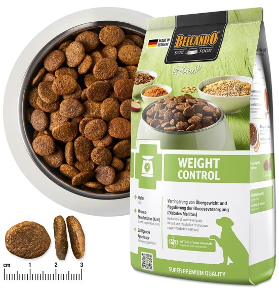 BELCANDO VETLINE WEIGHT CONTROL ветеринарный сухой корм для собак – контроль веса и поддержка при диабете