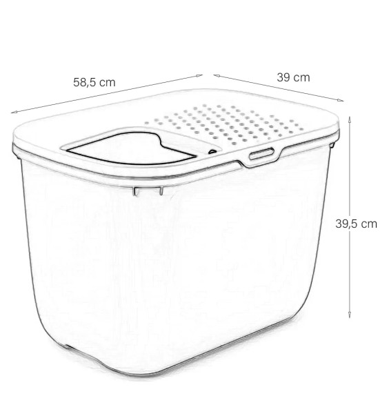 Savic HOP IN Marble liivakast kassile, must-kuldne