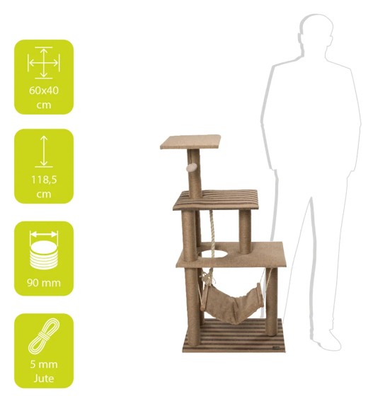 Kassi ronimispuu NATURAL ERM (EBI)