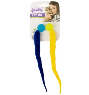 Mänguasi kassile, kõriseva palliga Baby Snake with Ball (Pawise)–Pehmed mänguasjad–Pawise–Valgekihv