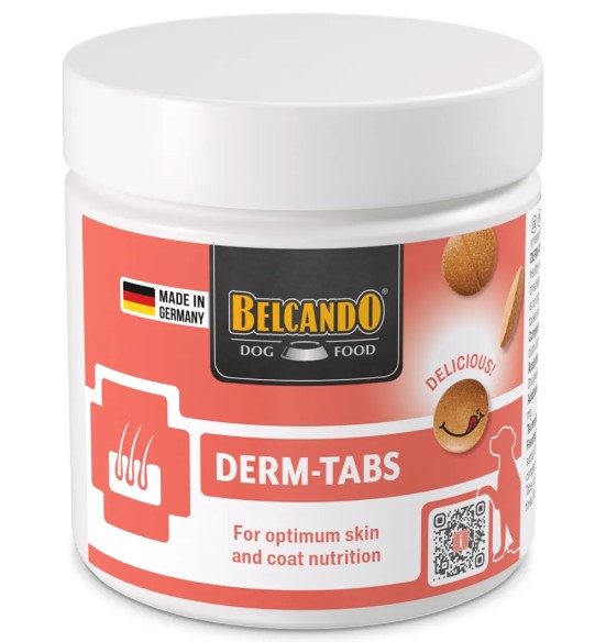 Toidulisand koerale Belcando DERM-TABS, karvastiku ja naha tervis