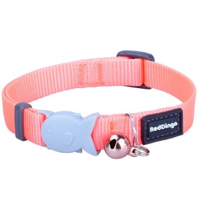 Kassi kaelarihm, erk virsikuroosa, Classic Hi-Vis Peach...