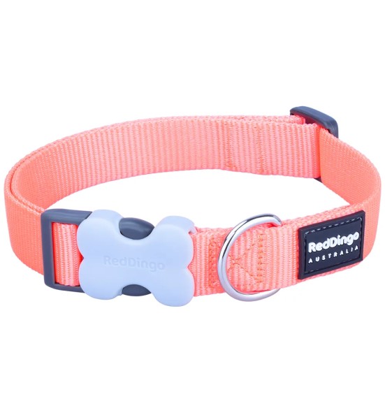 Kaelarihm koerale, erk virsikuroosa Classic (Red Dingo)