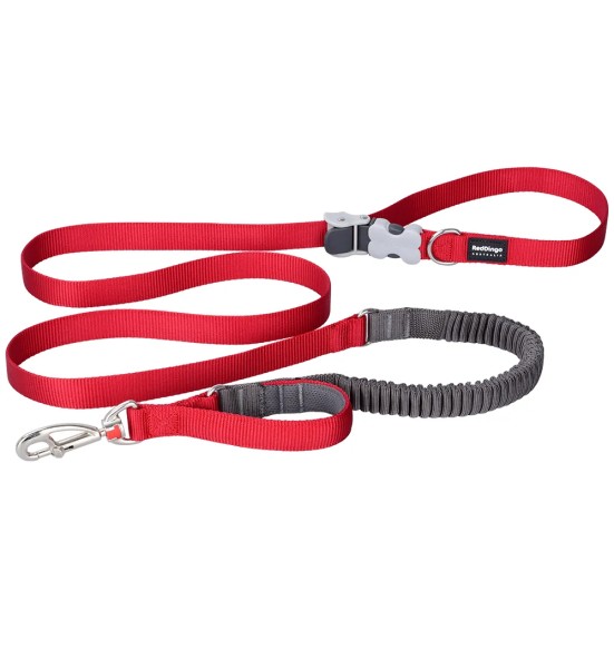 Koera jalutusrihm multifunktsionaalne, anti-shock Running SuperLead, punane (Red Dingo)