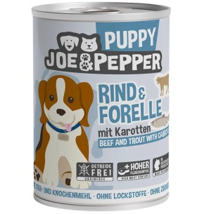 Joe & Pepper консервы для щенков с говядиной и форелью... 2