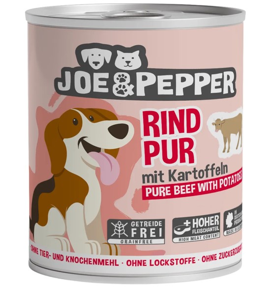 Joe & Pepper консервы для собак, с говядиной (Mac's)