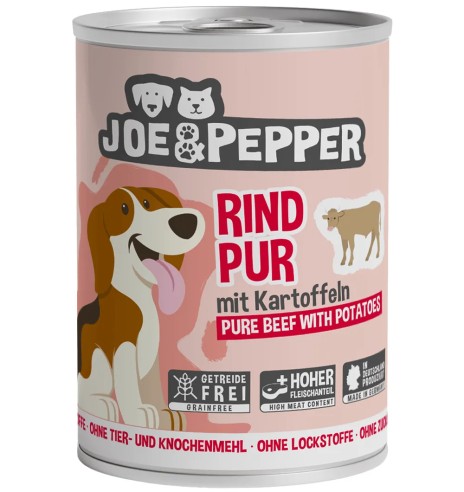 Joe & Pepper консервы для собак, с говядиной...