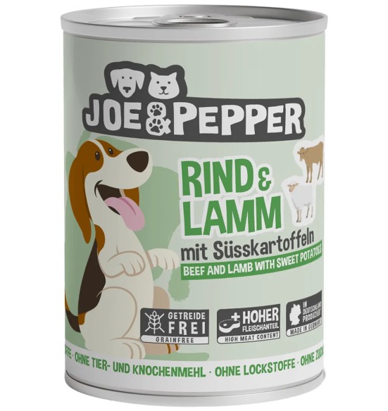 Joe & Pepper консервы для собак, с говядиной и ягнятиной (Mac's)