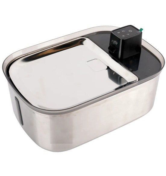 Joogipurskkaev lemmikloomale, roostevaba, akutoitega, 7,5 liitrit, Pura Flow Faucet Pet Fountain (AFP - Lifestyle 4 Pets)