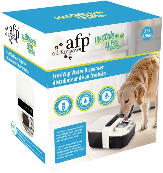 Värske vee joogiautomaat akutoitega, filtrivaba, 3,5 L (AFP - Lifestyle 4 Pets)