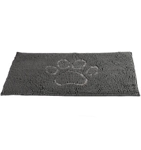 Mikrokiust šenillmatt koerale Microfiber Chennille Dog Mat (Pawise)–Matid, vaibad–Pawise–Valgekihv