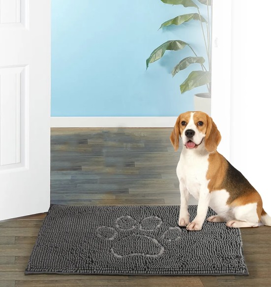 Mustust imav mikrokiust šenillmatt Messy Paws Buster Mat (AFP - Go Fresh)