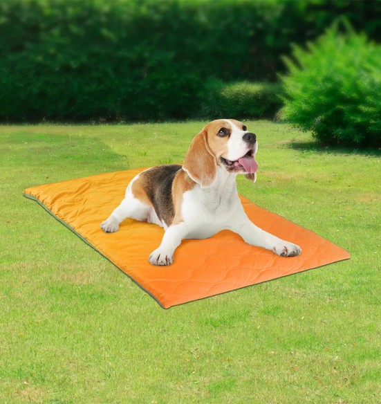 Легкий коврик для собаки, складной в рулон, оранжевый, Roll Up Mat (AFP - Outdoor Dog)