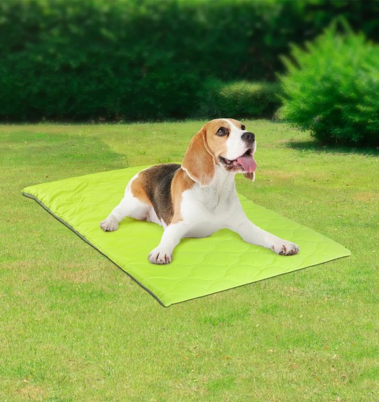 Легкий коврик для собаки, складной в рулон, зеленый, Roll Up Mat (AFP - Outdoor Dog)
