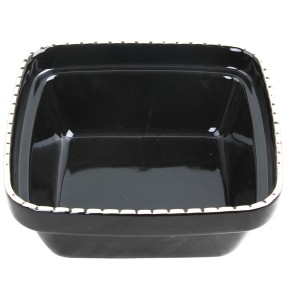 Kauss keraamiline, kandiline, must, Verona Ceramic Bowl...