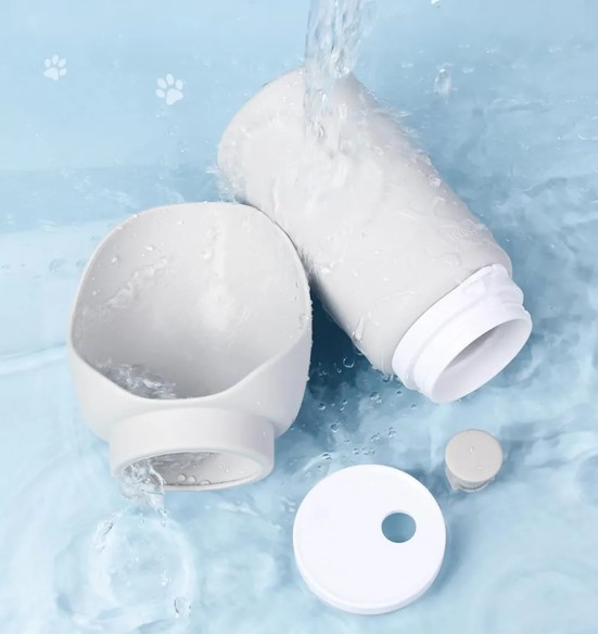 Koera joogipudel silikoonist, kokkupandav 550 ml (Pawise)