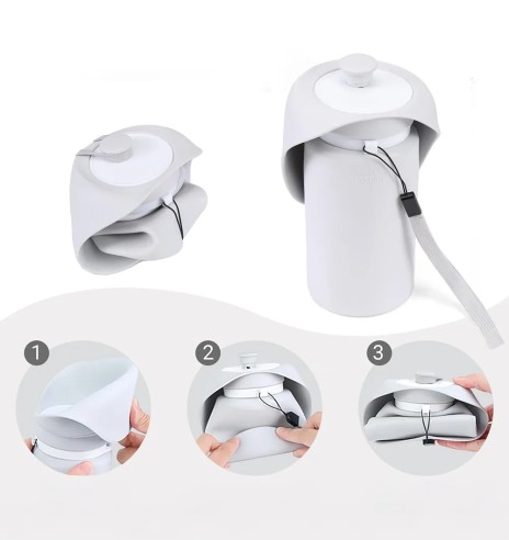 Koera joogipudel silikoonist, kokkupandav 550...