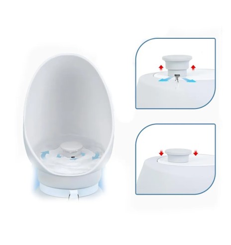 Силиконовая складная поилка-бутылка для собаки,...