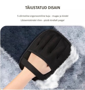 Mustust imav mikrokiust šenillmatt Messy Paws Buster Mat (AFP - Go Fresh)–Matid, vaibad–AFP - All For Paws–Valgekihv 2