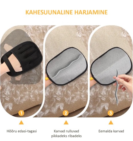 Elektrostaatiline kinnas-hari erinevate pindade...