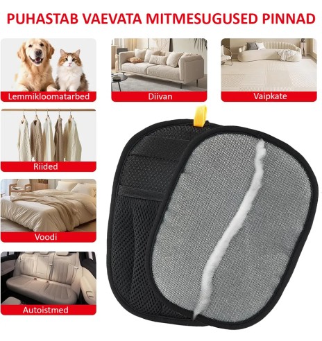 Elektrostaatiline kinnas-hari erinevate pindade...