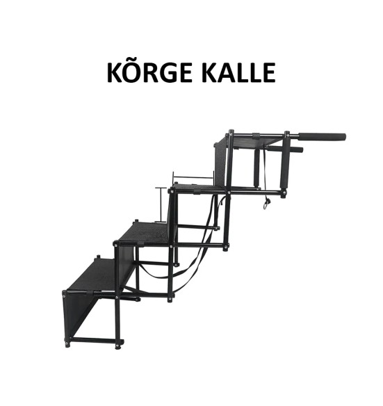 Kokkupandav koera trepp-ramp, 4-astmeline (Pawise)