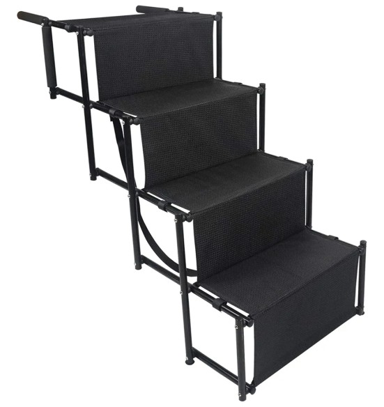 Kokkupandav koera trepp-ramp, 4-astmeline (Pawise)