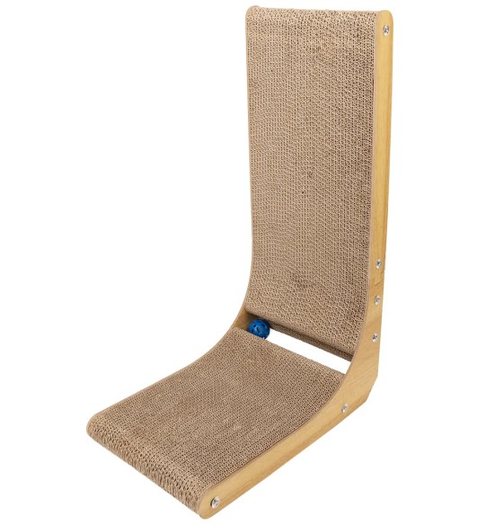 Когтеточка наклонная Fun Plus L Shape Cat Scratcher (Pawise)