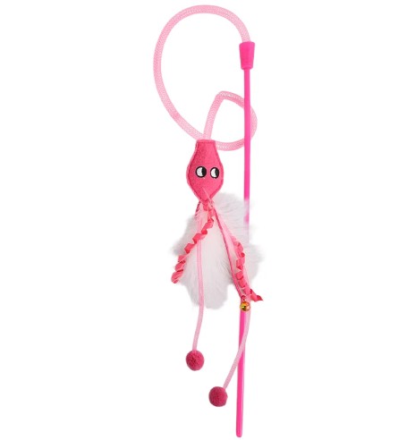 Игрушка для кошек удочка-дразнилка Snake Teaser...