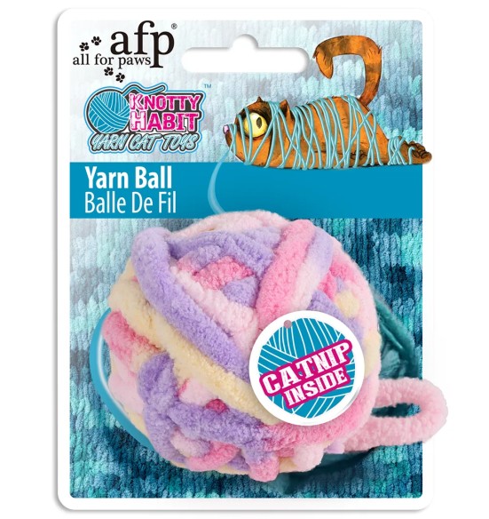 Mänguasi kassile, lõngakera Yarn Ball (AFP - Knotty Habit)