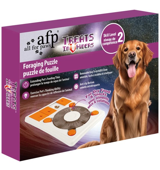 Interaktiivne mänguasi koerale Foraging Puzzle (AFP - Treats In ‘V’ Hiders)