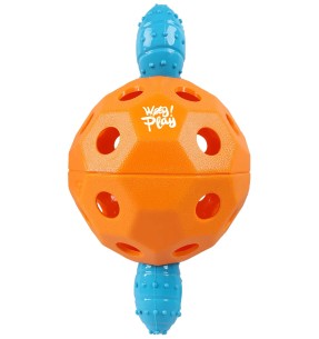 Игрушка для собак, мяч с двумя ручками, Ø 15 см, зелёный, Ballistic Handle Ball (AFP - Outdoor Dog) – Pehmed pallid – AFP - All For Paws – Valgekihv