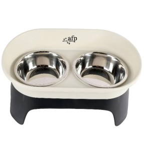 Kaheosalina kauss kõrge servaga, plastikust jalgadel (AFP...