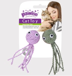 Mänguasi kassile, väike pall - värviline lõngakera Caddice Ball (Pawise)–Pehmed mänguasjad–Pawise–Valgekihv 2