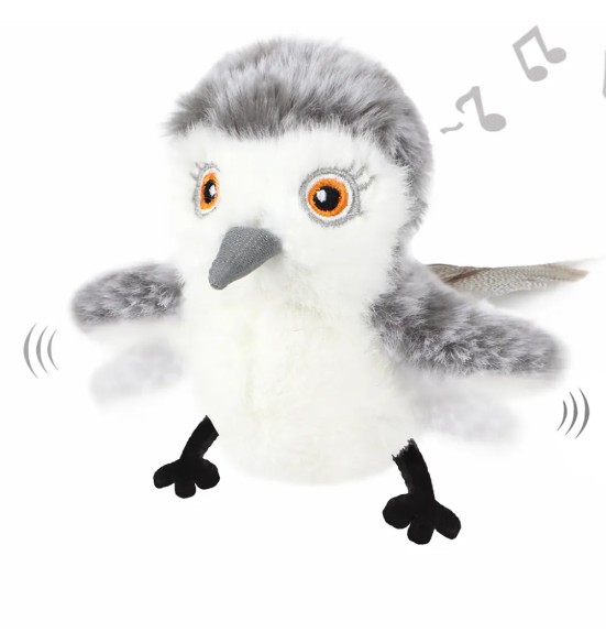 Pehme mänguasi kassile, tiibu lehvitav lind, Flapping Bird (Pawise)