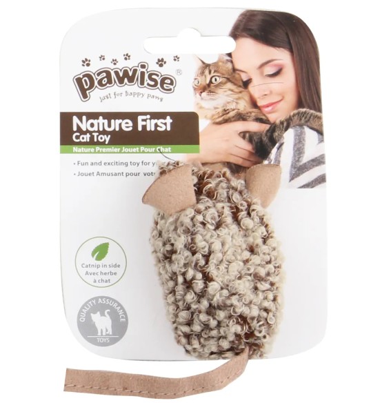 Mänguasi kassile, harilik hiir, Nature First - Simple Cat (Pawise)