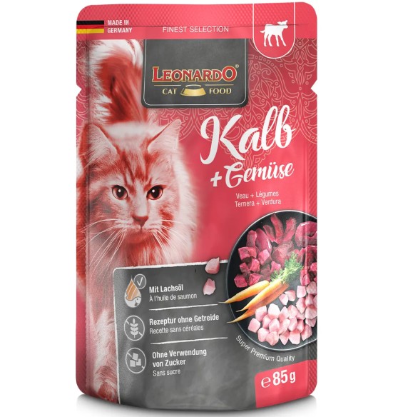 LEONARDO CLASSIC konserv kassile, vasikaliha köögiviljadega, kotikeses