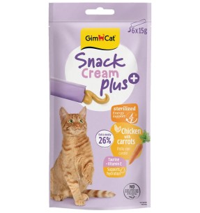 Nutri Pockets täidisega maius kassile, pardilihaga padjakesed (GimCat)–Maiused kassidele–GimCat–Valgekihv